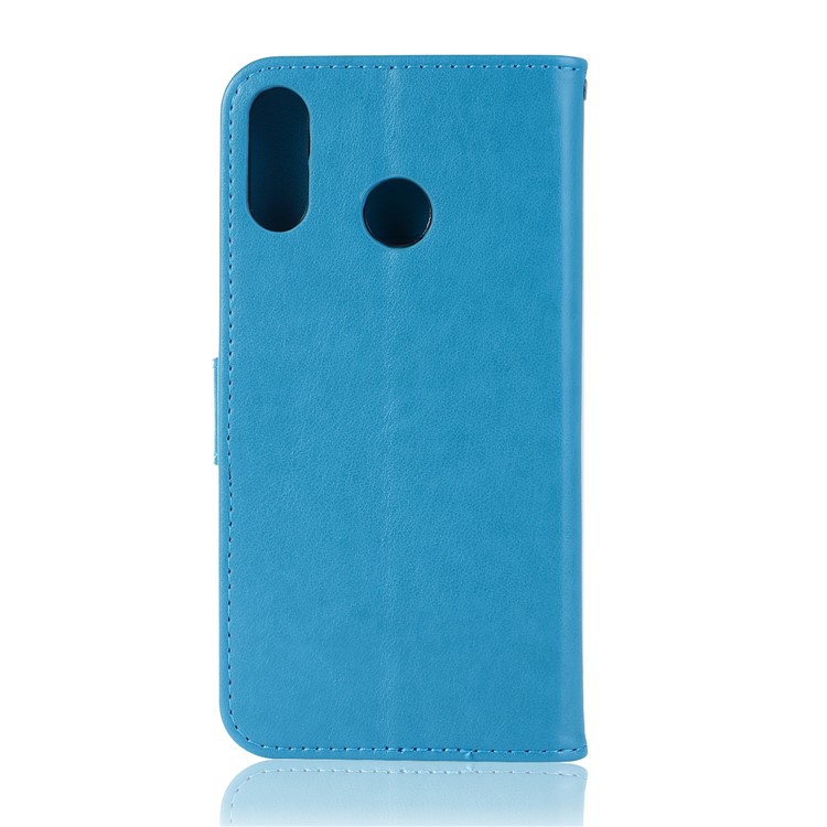 Imprint Owl Dream Catcher Pattern Wallet Leather Stand Magnetic Cover for Asus Zenfone Max (M1) ZB555KL - Blue-3