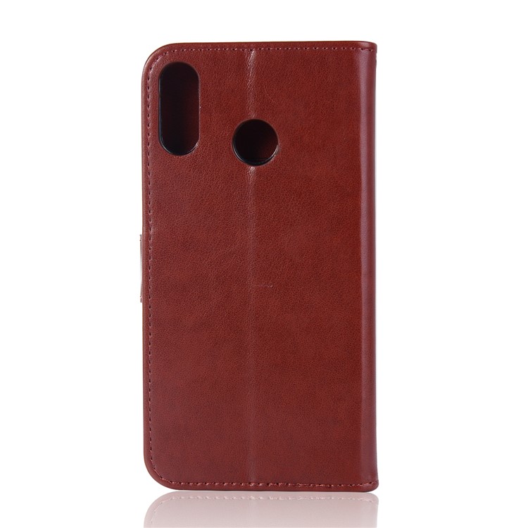 Imprint Owl Dream Catcher Pattern Leather Stand Wallet Folio Case Accessory for Asus Zenfone Max (M1) ZB555KL - Brown-3