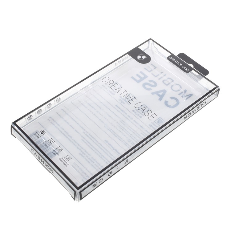 20pcs/Lot Plastic Packing Box with Inner Tray for iPhone 8 Plus / 7 Plus Cases, Size: 175 x 95 x 15mm - Black / Transparent-3