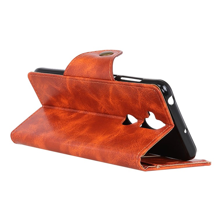 PU Leather Wallet Mobile Case for Asus Zenfone 5 Lite ZC600KL - Brown-5