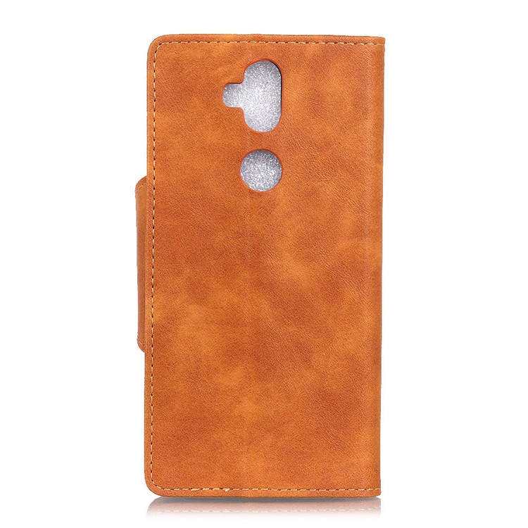 PU Leather Stand Wallet Flip Mobile Cover Shell for Asus Zenfone 5 Lite ZC600KL - Brown-6