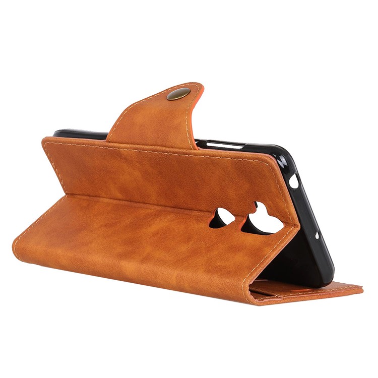 PU Leather Stand Wallet Flip Mobile Cover Shell for Asus Zenfone 5 Lite ZC600KL - Brown-8