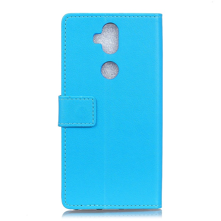 Card Holder Leather Flip Stand Phone Cover for Asus Zenfone 5 Lite ZC600KL - Blue-3