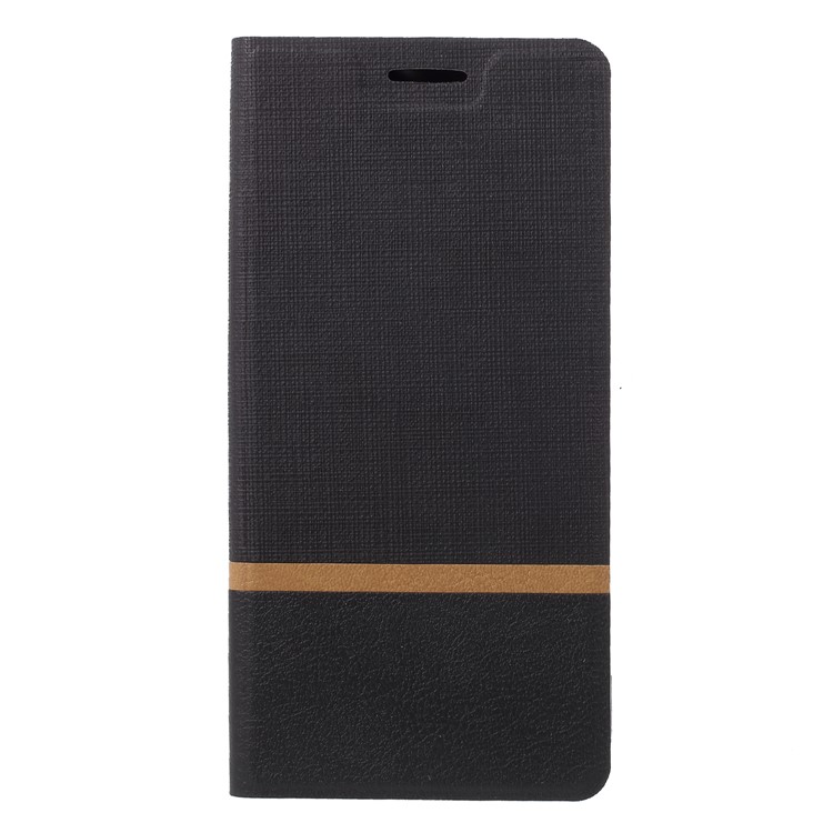 Cross Texture PU Leather Card Holder Phone Case for Asus Zenfone 5 Lite ZC600KL - Black-3
