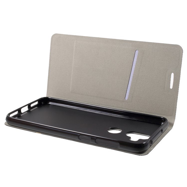 Cross Texture PU Leather Card Holder Phone Case for Asus Zenfone 5 Lite ZC600KL - Black-5