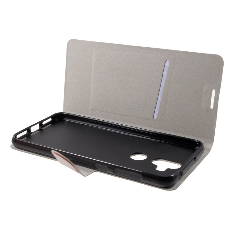 Crazy Horse Texture Stand Leather Magnetic Cover with Card Holder for Asus Zenfone 5 Lite ZC600KL - Brown-5