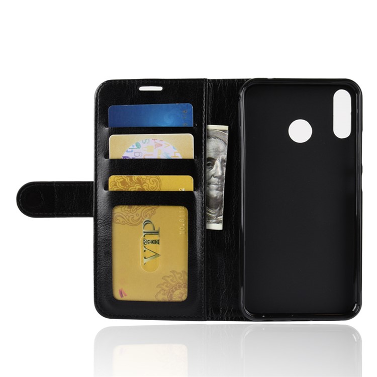 Crazy Horse Texture Wallet Stand Leather Phone Case for Asus Zenfone 5 ZE620KL - Black-5