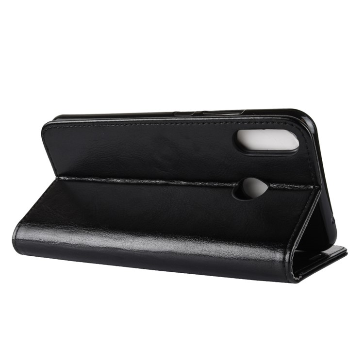 Crazy Horse Texture Wallet Stand Leather Phone Case for Asus Zenfone 5 ZE620KL - Black-7