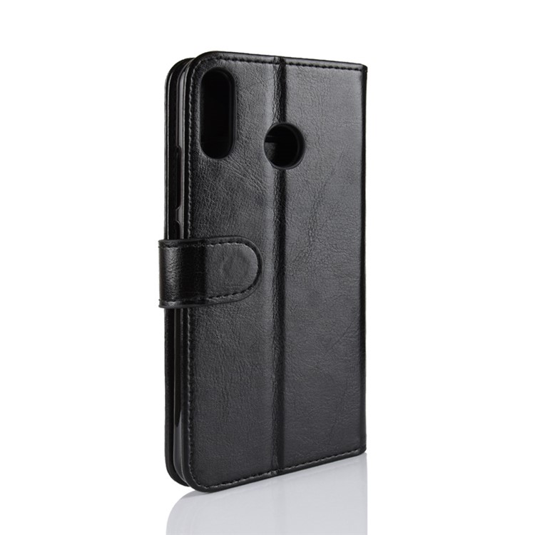 Crazy Horse Texture Wallet Stand Leather Phone Case for Asus Zenfone 5 ZE620KL - Black-8