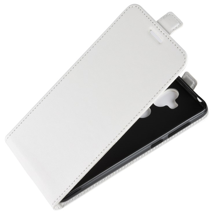 Crazy Horse Vertical Flip Card Holder Leather Cover for Asus Zenfone 5 Lite ZC600KL - White-4