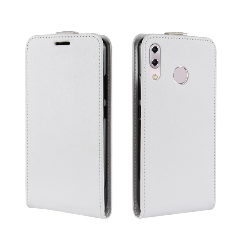 Crazy Horse Vertical Leather Card Holder Cover for Asus Zenfone 5 ZE620KL - White-2