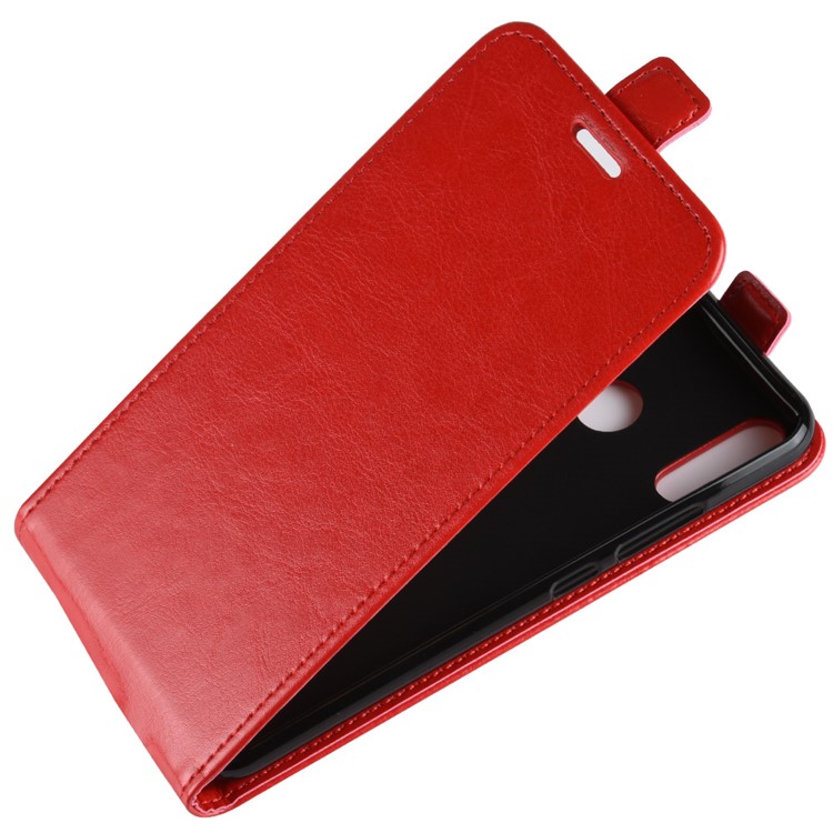 Crazy Horse Vertical PU Leather Card Holder Case for Asus Zenfone 5 ZE620KL - Red-4