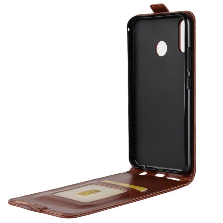 Crazy Horse Vertical Leather Case with Card Slot for Asus Zenfone 5 ZE620KL - Brown-10