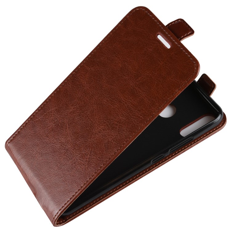 Crazy Horse Vertical Leather Case with Card Slot for Asus Zenfone 5 ZE620KL - Brown-4
