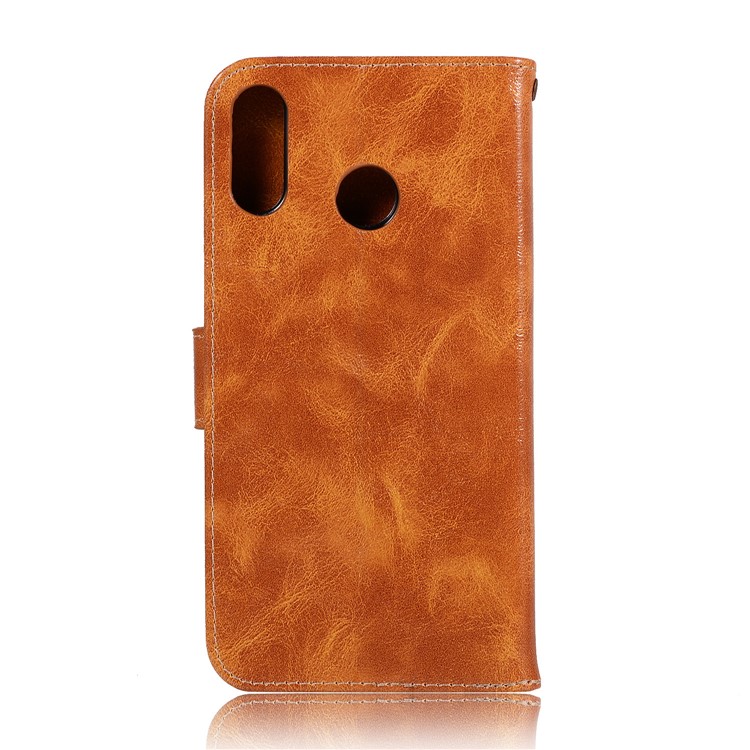 Premium Vintage Leather Stand Cover with Card Slots for Asus Zenfone 5Z ZS620KL - Brown-3