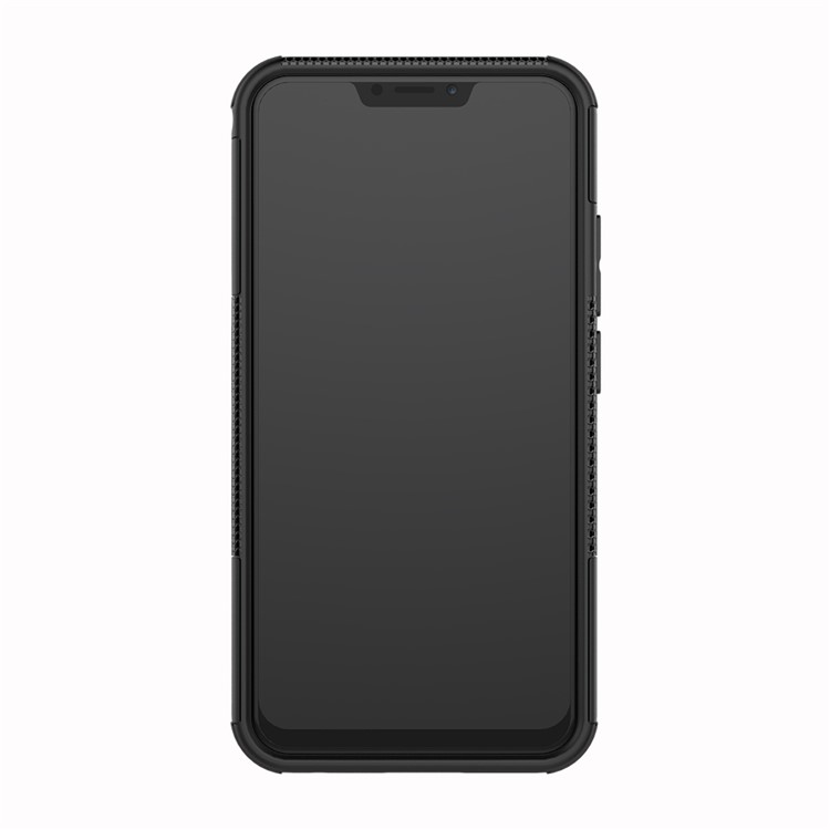 Anti-slip PC + Silicone Hybrid Case with Kickstand for Asus Zenfone 5Z ZS620KL / 5 ZE620KL - Black-6