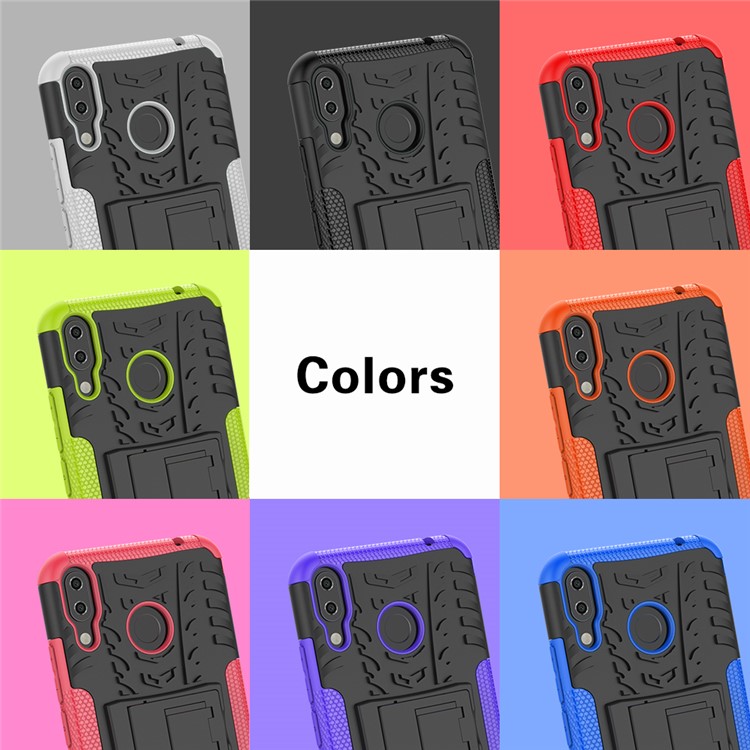 Capa Híbrida Antiderrapante PC + Silicone Com Suporte Para Asus Zenfone 5Z ZS620KL / 5 ZE620KL - Branco-4