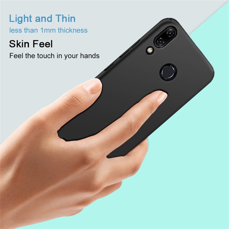 IMAK Jazz Skin Feel PC Case + Screen Guard Film for Asus Zenfone 5Z ZS620KL/5 ZE620KL - Black-3