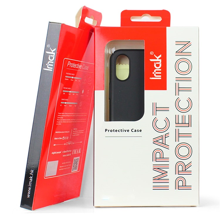 IMAK Jazz Skin Feel PC Case + Screen Guard Film for Asus Zenfone 5Z ZS620KL/5 ZE620KL - Black-6