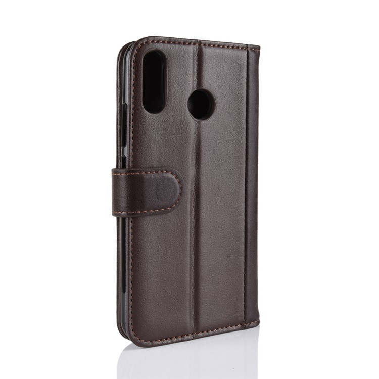 For Asus Zenfone 5 ZE620KL Genuine Split Leather Wallet Stand Mobile Protective Cover Case - Brown-8