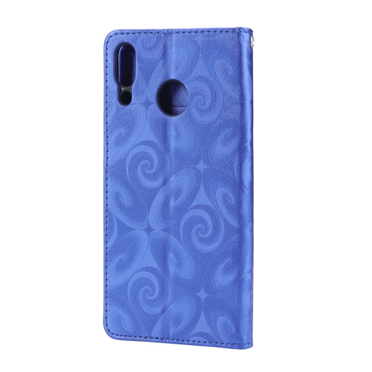 Love Heart Hourglass Quicksand Wallet Flip PU Leather Mobile Cover for Asus Zenfone 5Z ZS620K - Blue-5