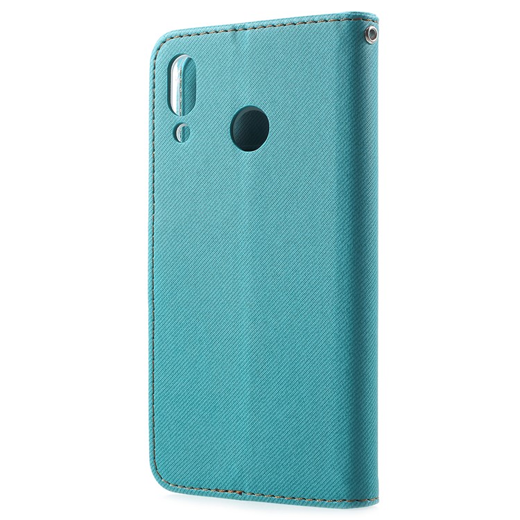 ROAR KOREA Twill Leather Wallet Stand Protector Cover for Asus Zenfone 5 ZE620KL - Green-3