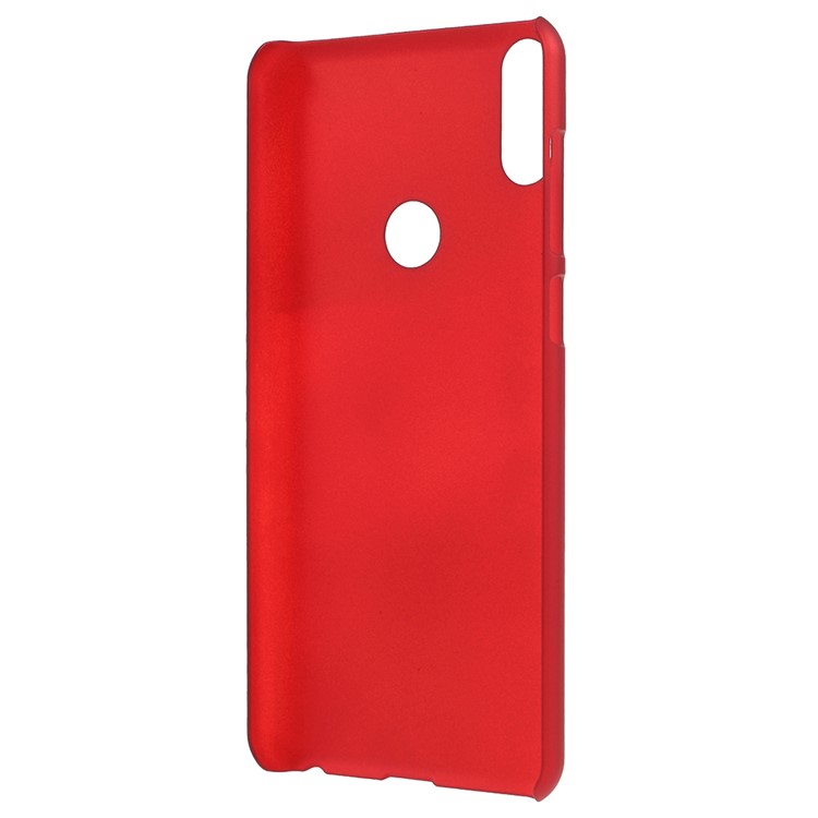 Rubberized Hard PC Shell for Asus ZenFone Max Pro M1 (ZB601KL) - Red-3