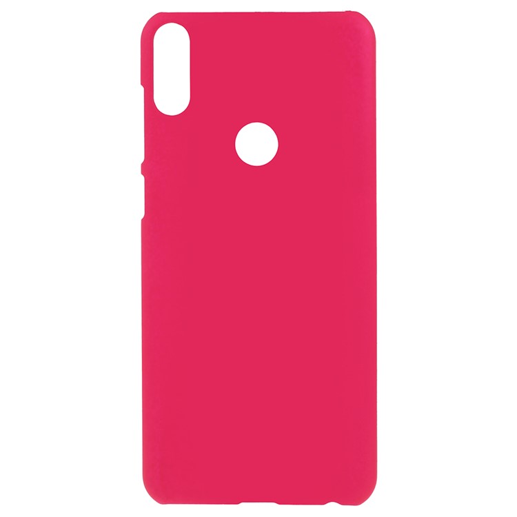 Rubberized Hard Plastic Case for Asus ZenFone Max Pro M1 (ZB601KL) - Rose-1
