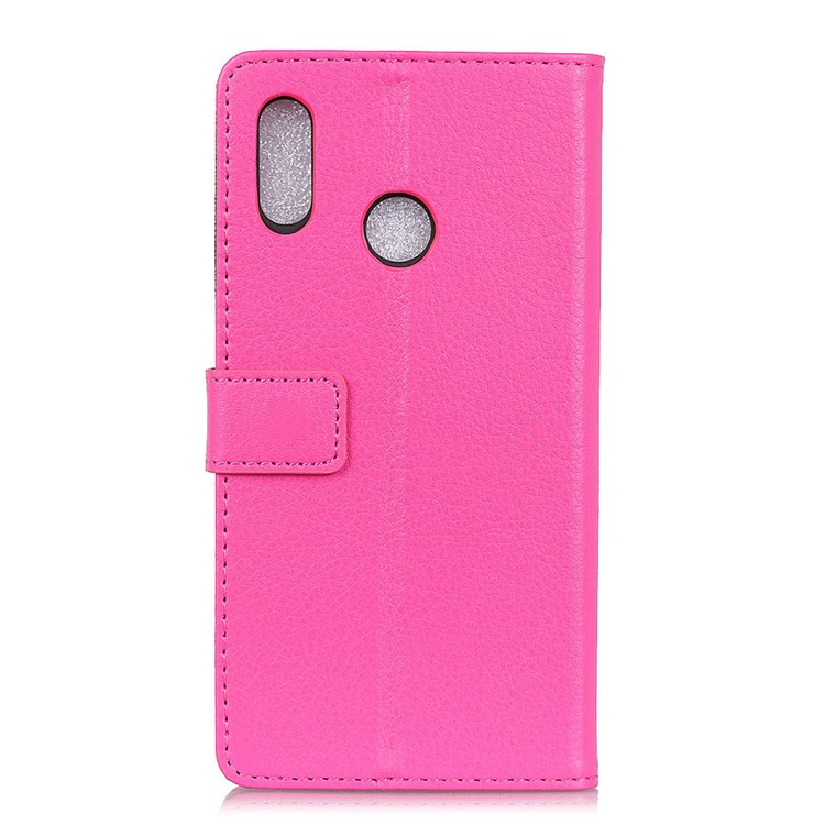 Litchi Grain Wallet Stand Leather Mobile Casing for Asus Zenfone Max Pro (M1) ZB601KL / ZB602KL - Rose-4