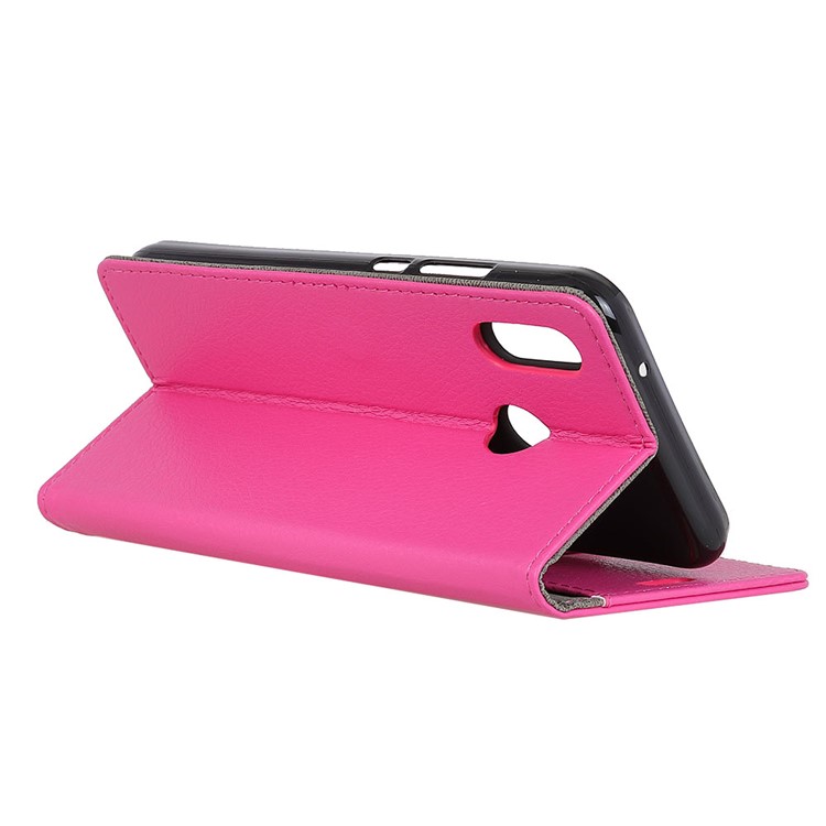 Litchi Grain Wallet Stand Leather Mobile Casing for Asus Zenfone Max Pro (M1) ZB601KL / ZB602KL - Rose-6