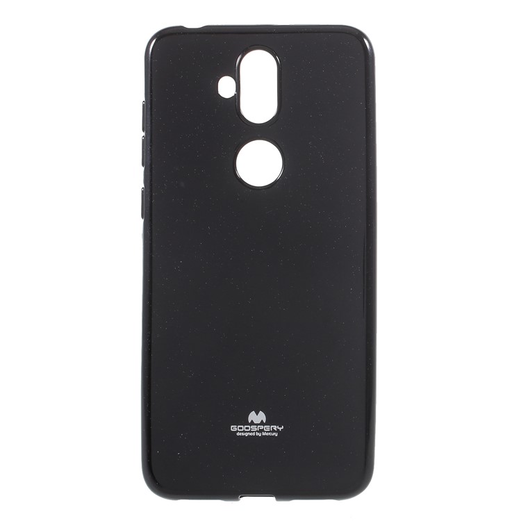 MERCURY GOOSPERY Flash Powder TPU Phone Cover for Asus Zenfone 5 Lite ZC600KL - Black-1