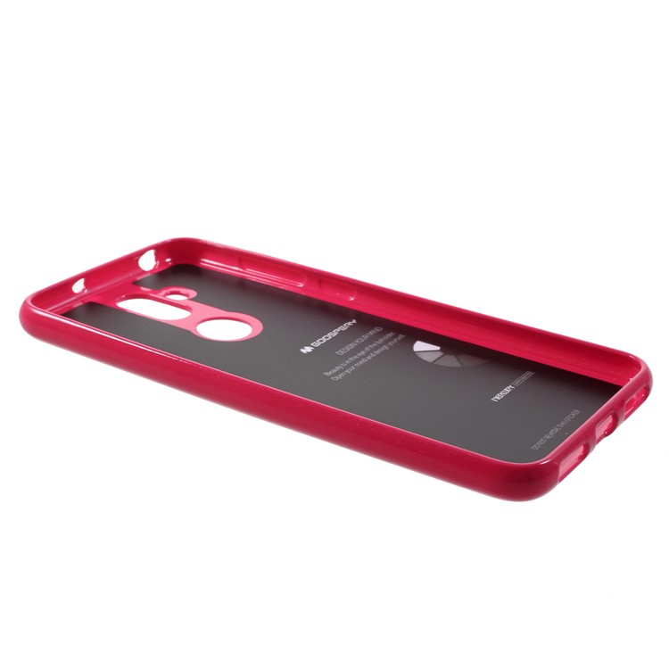 MERCURY GOOSPERY Flash Powder TPU Phone Casing Cover for Asus Zenfone 5 Lite ZC600KL - Rose-3