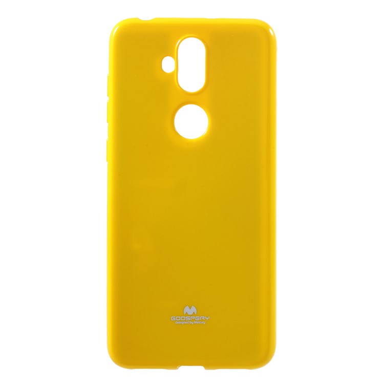 MERCURY GOOSPERY Flash Powder TPU Mobile Cover for Asus Zenfone 5 Lite ZC600KL - Yellow-1
