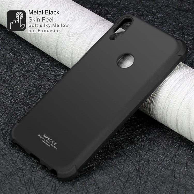 IMAK Skin Feel Airbag Shockproof TPU Case for Asus Zenfone Max Pro (M1) ZB601KL/Max Pro (ZB602KL) - Metal Black-2