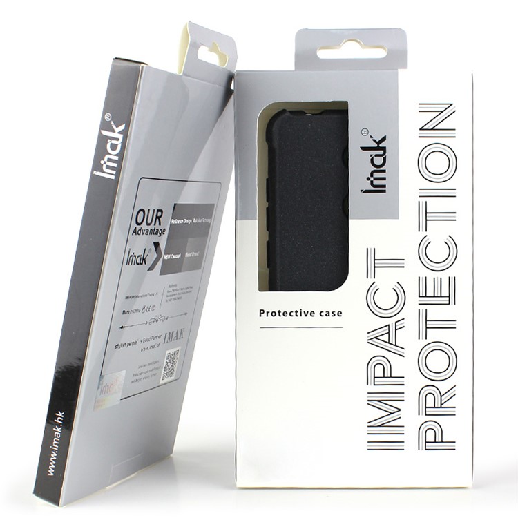 IMAK Skin Feel Airbag Shockproof TPU Case for Asus Zenfone Max Pro (M1) ZB601KL/Max Pro (ZB602KL) - Metal Black-7