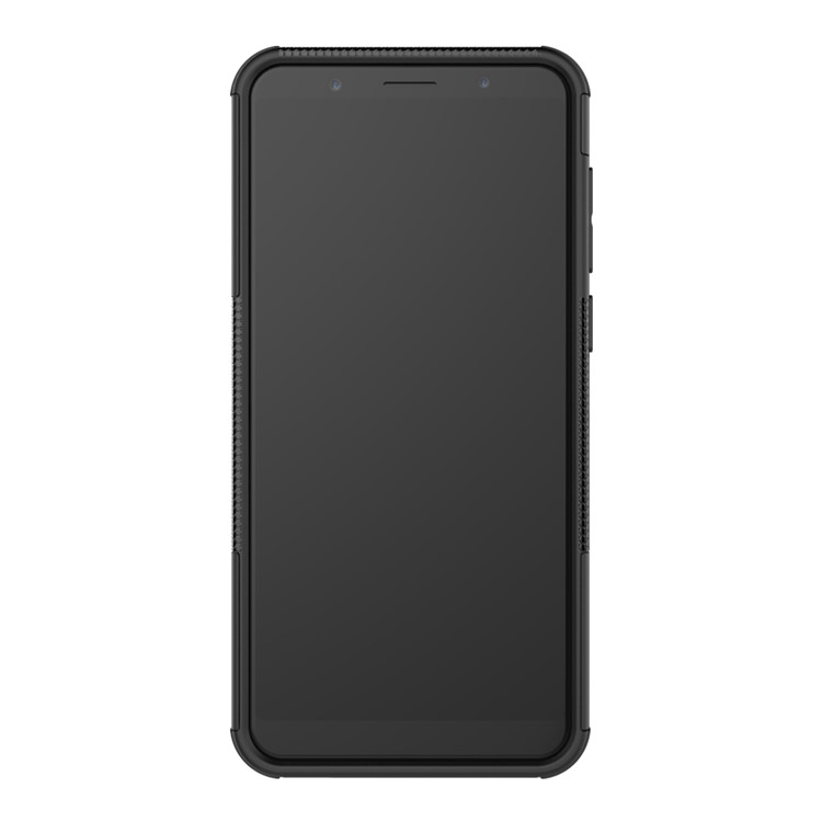 Tyre Pattern Kickstand PC + TPU Hybrid Case for Asus Zenfone Max Pro (M1) ZB601KL / ZB602KL - Black-8