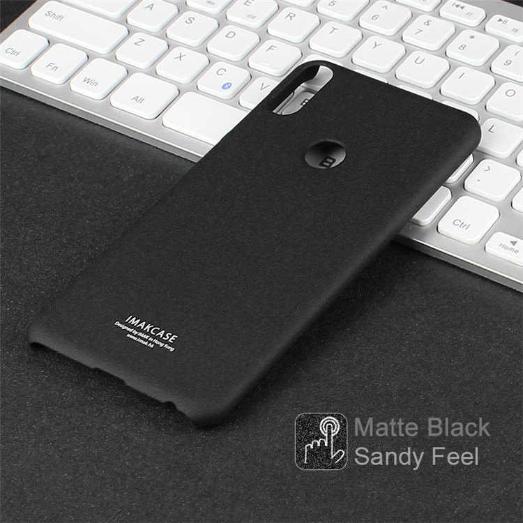 IMAK Kickstand Matte Skin PC Shell + Screen Protector for Asus Zenfone Max Pro (M1) ZB601KL / ZB602KL - Black-2