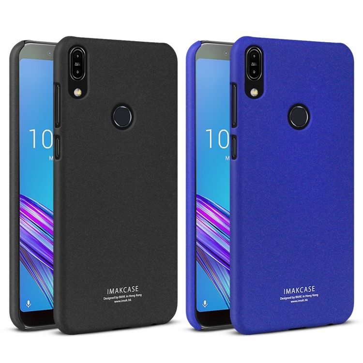 IMAK Kickstand Matte Skin PC Shell + Screen Protector for Asus Zenfone Max Pro (M1) ZB601KL / ZB602KL - Black-5