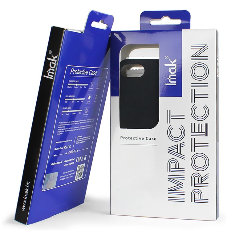 IMAK Kickstand Matte Skin PC Back Cover Case + Screen Protector for Asus Zenfone Max Pro (M1) ZB601KL / ZB602KL - Blue-5
