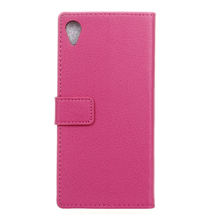 Litchi Texture PU Leather Wallet Stand Mobile Shell for Asus ZenFone Live (L1) ZA550KL / Lite (L1) ZA551K - Rose-4