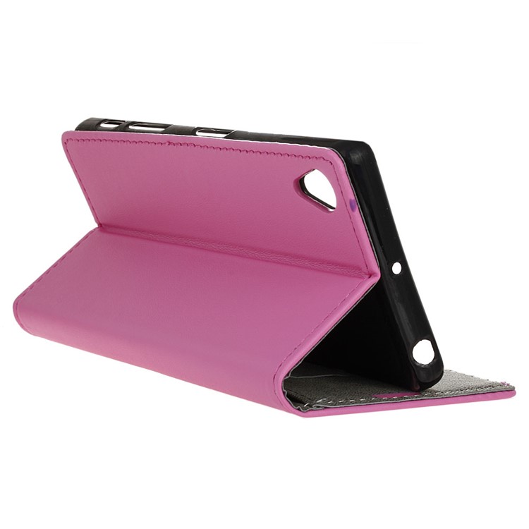 PU Leather Folio Flip Wallet Stand Mobile Phone Casing for Asus ZenFone Live (L1) ZA550KL - Rose-5