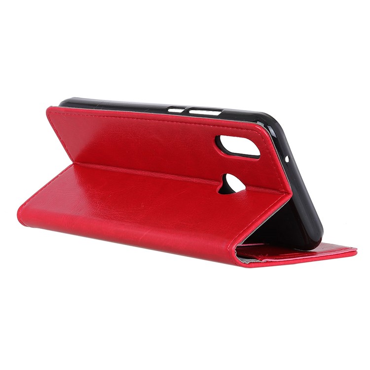 Crazy Horse Texture Wallet Stand Leather Case for Asus Zenfone Max Pro (M1) ZB601KL / ZB602KL - Red-4