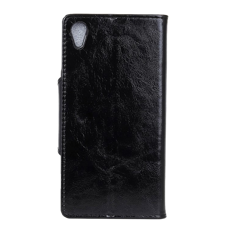 PU Leather Protection Wallet Stand Phone Cover for Asus ZenFone Live (L1) ZA550KL - Black-3