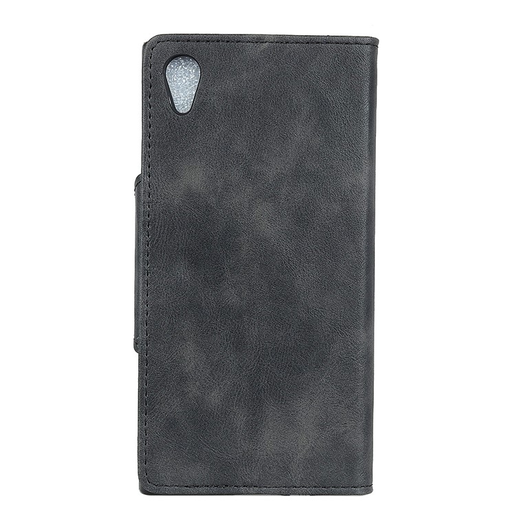 Wallet Leather Stand Case for Asus ZenFone Live (L1) ZA550KL - Black-4