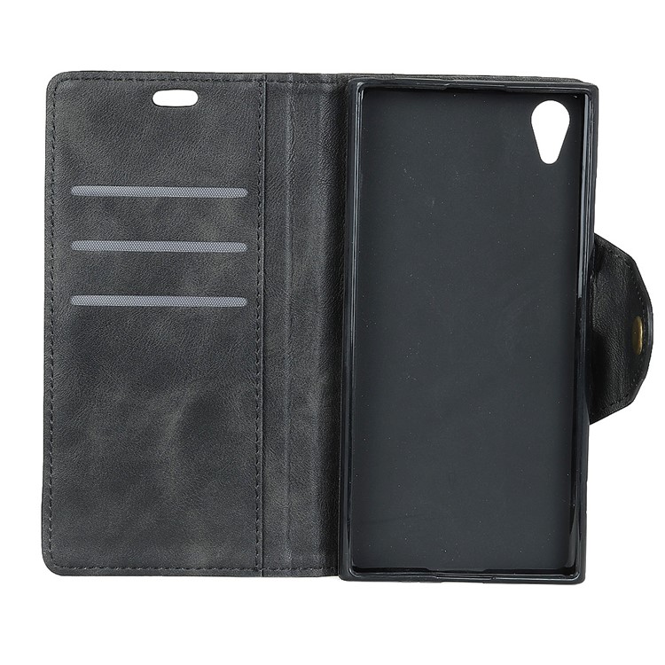 Wallet Leather Stand Case for Asus ZenFone Live (L1) ZA550KL - Black-5