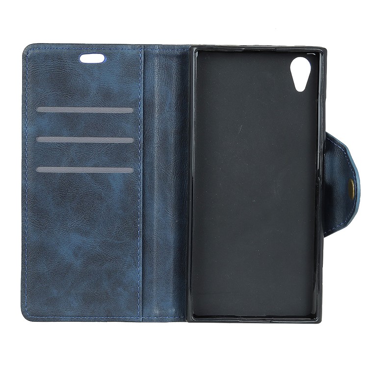 Wallet Leather Case with Stand for Asus ZenFone Live (L1) ZA550KL - Dark Blue-5