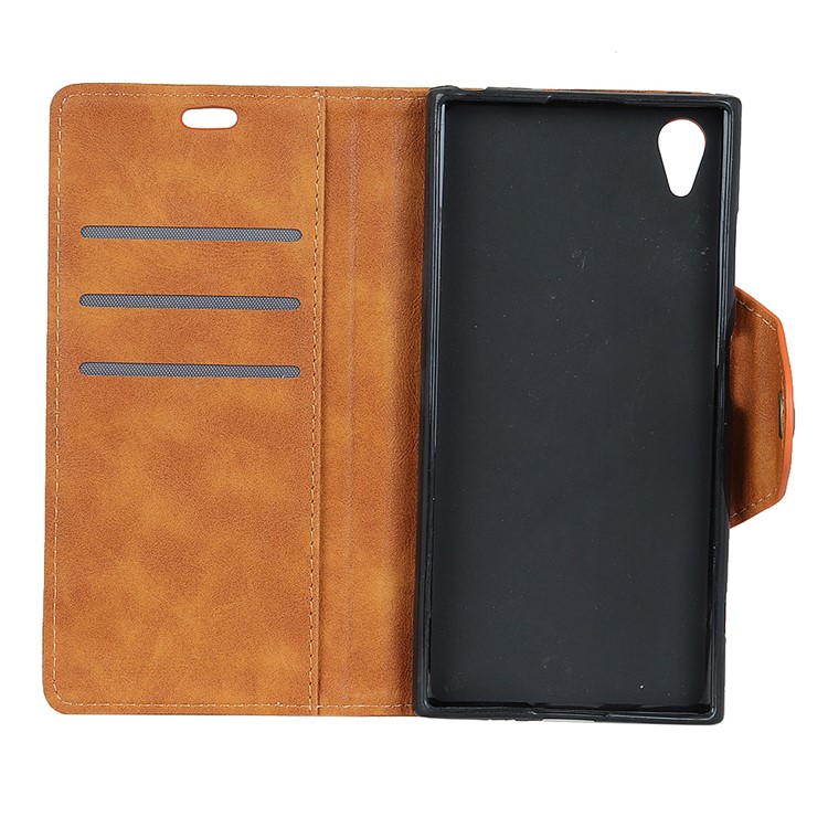Wallet Leather Cover with Stand for Asus ZenFone Live (L1) ZA550KL - Brown-5