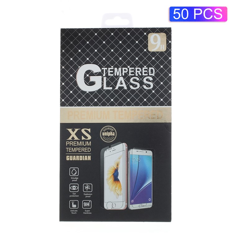 50Pcs/Lot Universal Flip Package Box for Tempered Glass Screen Guard Film, Size: 16.5 x 9cm - Style A-1
