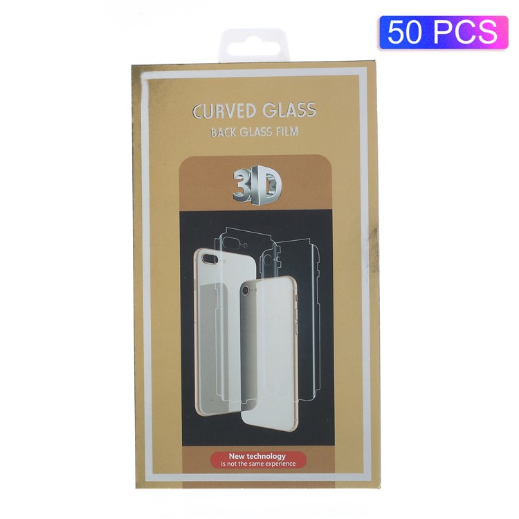 50Pcs/Lot Universal Flip Retail Package for Tempered Glass Screen Guard Film, Size: 16.5 x 9cm - Style D-1