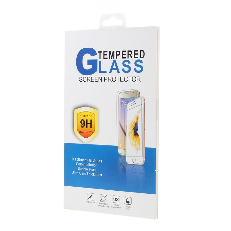 50Pcs/Lot Universal Flip Packing Box for 9H Tempered Glass Screen Protection Film, Size: 16.5 x 9cm - Blue-3